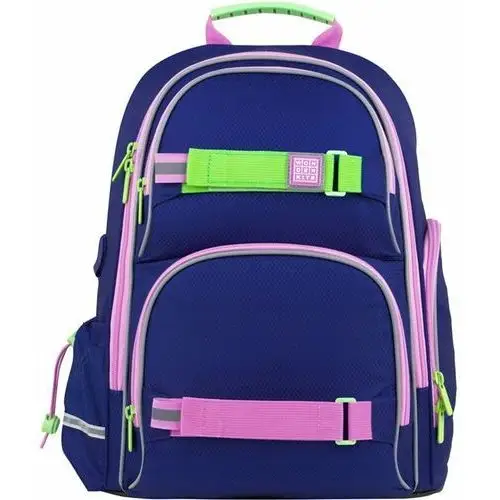 Plecak szkolny dla dziewczynki błękitny KITE jednokomorowy, kolor zielony
