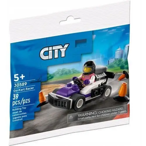 Klocki Akcesoria Figurki Zestaw Lego City Wyścigowy Gokart 30589