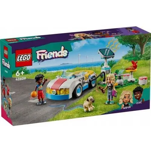 Klocki Friends 42609 Samochód elektryczny i stacja ładująca Lego