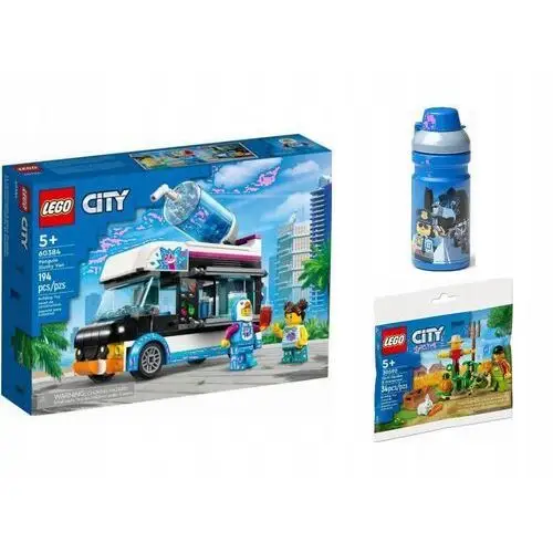 Klocki Lego City 60384 Pingwinia furgonetka ze slushem Bidon Zest