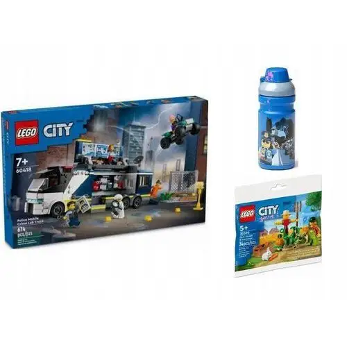 Klocki Lego City 60418 Policyjna Ciężarówka Z Laboratorium Bidon Sup