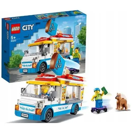 Klocki Lego City Auto lody Deskorolka+ 2 figurki Furgonetka z lodami