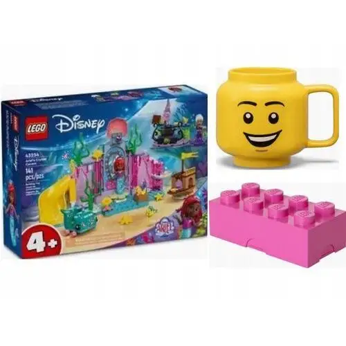 Klocki Lego Disney 43254 Kryształowa grota Arielki Kubek Śniadaniówk