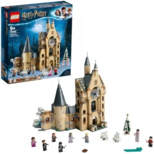 Klocki Lego Harry Potter zamek Wieża zegar 8 fig Hogwart