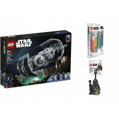 Klocki Lego Star Wars 75347 Bombowiec Tie Długopisy Zawieszka Gwiezdne