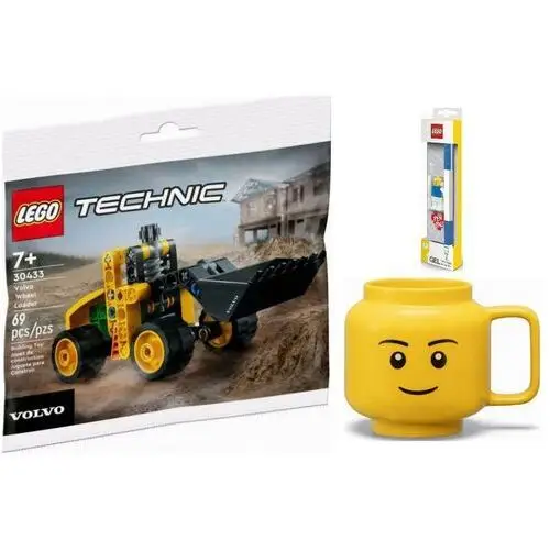 Klocki Lego Technic 30433 Ładowarka kołowa Volvo Kubek Długopis