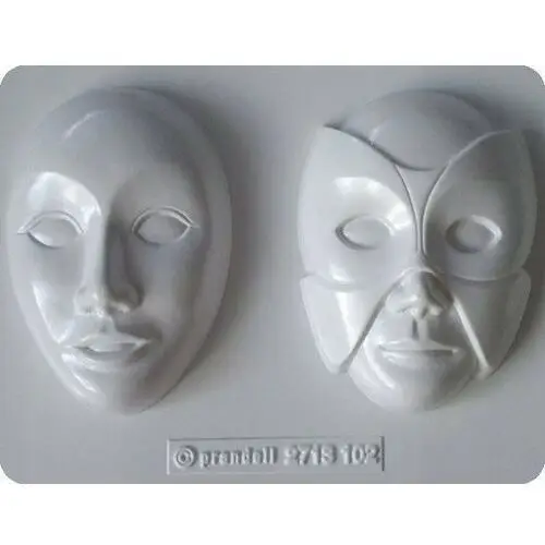Forma do odlewów gipsu, maski wenekie, 2 elementy Knorr prandell