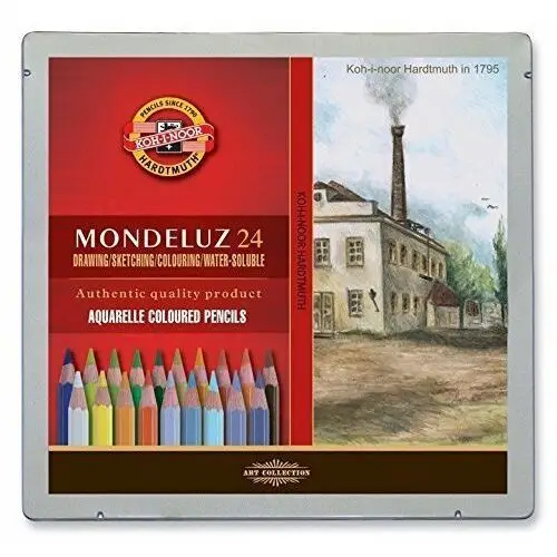 Kredki Mondeluz, 24 kolory