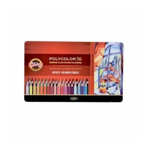 Kredki ołówkowe , polycolor, 36 kolorów Koh-i-noor