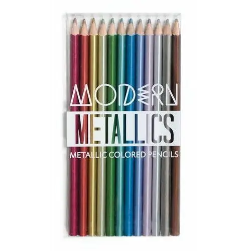 Kolorowe baloniki Kredki ołówkowe, metaliczne, 12 kolorów