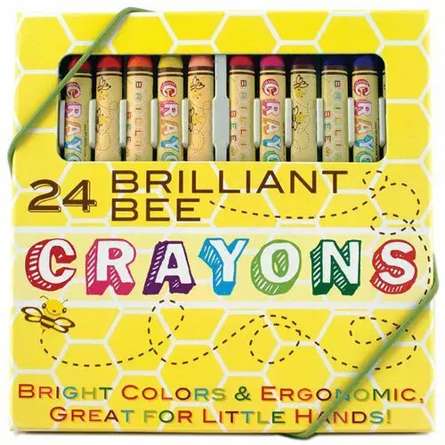Kolorowe baloniki , kredki świecowe genialna pszczółka