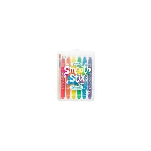 Kredki żelowe akwarelowe + pędzelek 6 kolorów Kolorowe baloniki
