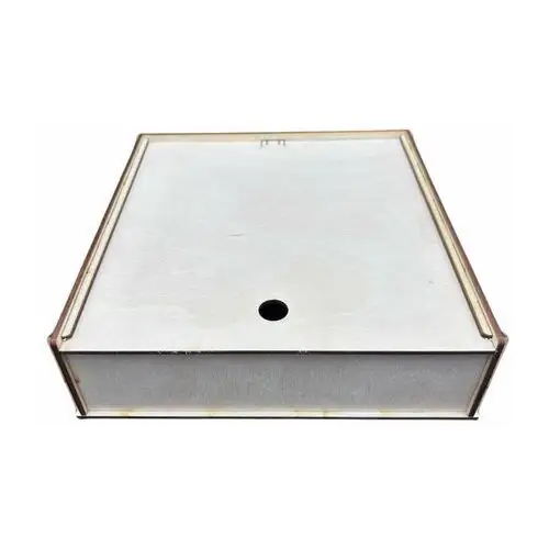 Kolorowe motki Drewniane pudełko szkatułka przybornik do ozdabiania ze sklejki decoupage