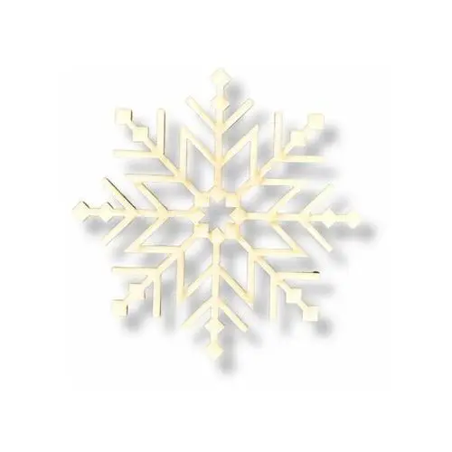 Kolorowe motki Śnieżynka zawieszka świąteczna ozdoba dekoracyjna decoupage ze sklejki