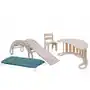 Komplet-bujak,blat, krzesełko, zjeżdżalnia Montessori, materac zestaw 5el Sklep