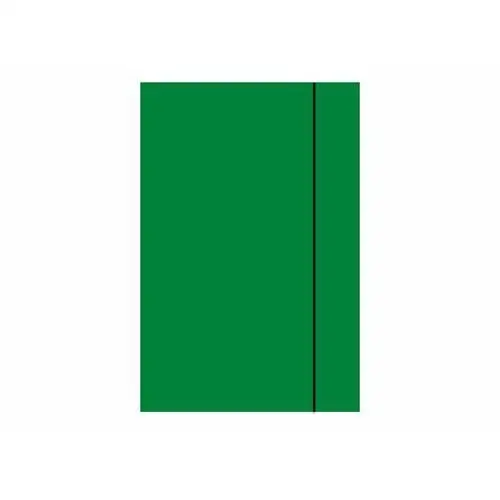 Konfex Teczka z gumką a4 na dokumenty zielona