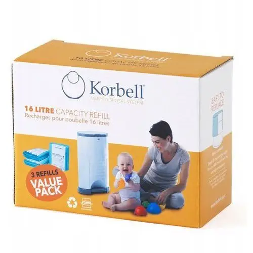 Korbell 16L-wkład worek/Refill 3-pack