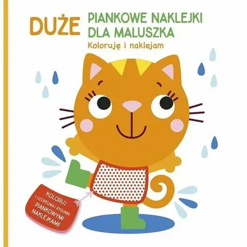 Kotek. Duże piankowe naklejki dla maluszka