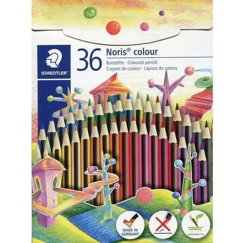 Kredki ołówkowe, Noris colour, 36 kolorów