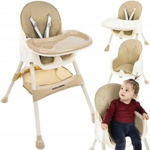 Krzesełko do Karmienia dla Dzieci Fotelik Taca 3w1