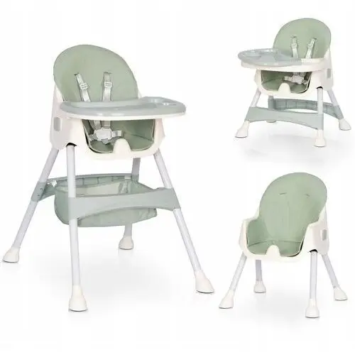 Krzesełko do karmienia dzieci 2W1 3W1 4w1 Składane Przenośne podwójna tacka