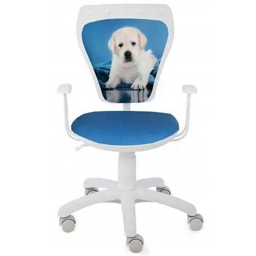 Krzesło Ministyle White Białe Piesek Niebieski