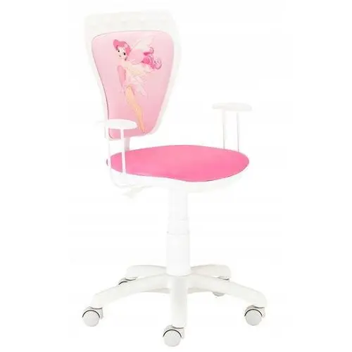 Krzesło Ministyle White Białe Wróżka Pastel Różowa