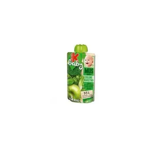 Kubuś Baby Mus po 5 miesiącu jabłko-zielony groszek-koper włoski-brokuł 100 g