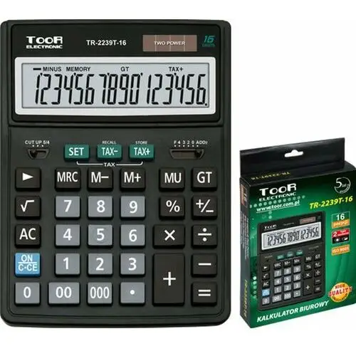 Kw trade Kalkulator biurowy, wyświetlacz 16-pozycyjny