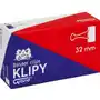 Klipy biurowe grand, 32 mm, 12 sztuk Kw trade Sklep