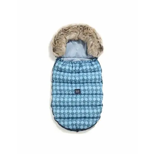 śpiworek do wózka aspen winterproof stroller bag uni ( prince chessboard - wind blue ) La millou