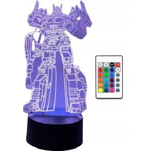 Lampa 3D Led Transformer Optimus Prime Kolor+pilot