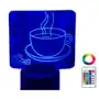 Lampka Nocna 3D Led Kawiarnia Barista Kawa Grawer Sklep