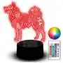 Lampka Nocna Led Pies Piesek Zwierzę 3D Twoje Imię Sklep