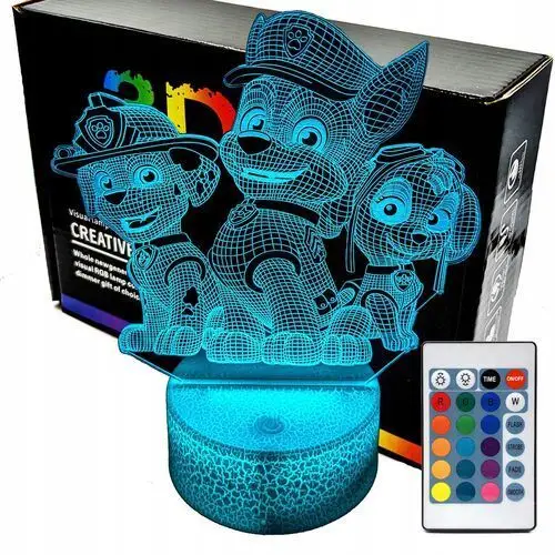 Lampka nocna Psi Patrol 3D Lamp Led