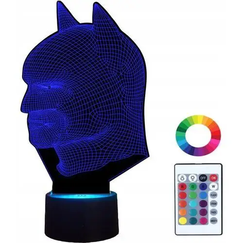 Lampka Nocna z Imieniem Batman Dark 3D Led Grawer