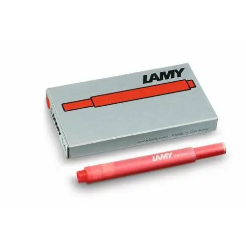 Naboje atramentowe Lamy T10 czerwone (5szt)