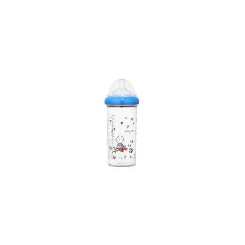 Le biberon français butelka ze smoczkiem do karmienia niemowląt, french football federation, tritanowa, 6 m+ 360 ml