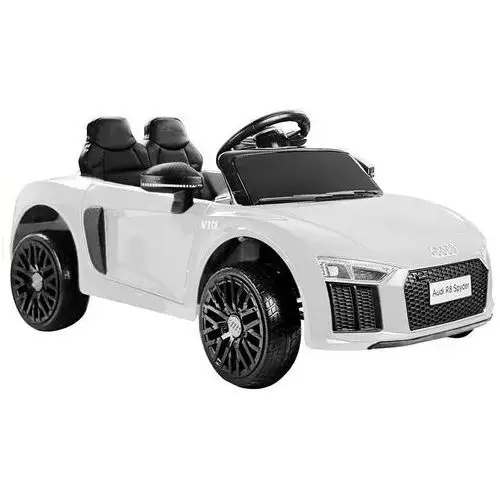 Lean cars Auto na akumulator audi r8 spyder biały