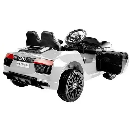 Lean cars Auto na akumulator audi r8 spyder biały 2