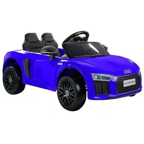 Auto na Akumulator Audi R8 Spyder Niebieskie Lakierowane LEAN CARS, kolor niebieski