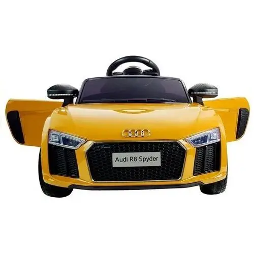 Lean cars Auto na akumulator audi r8 spyder żółty 5