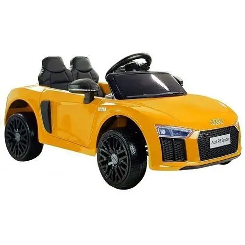 Lean cars Auto na akumulator audi r8 spyder żółty lakierowany 5