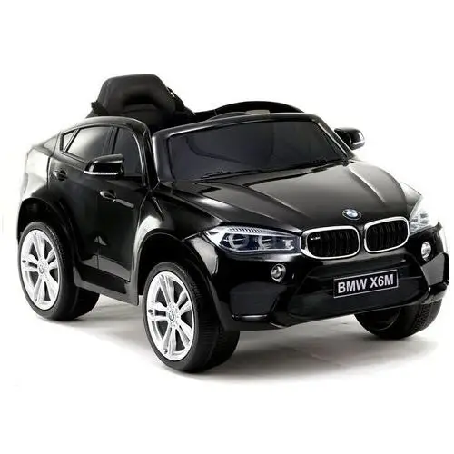 Auto na akumulator bmw x6 czarne skóra, eva Lean cars