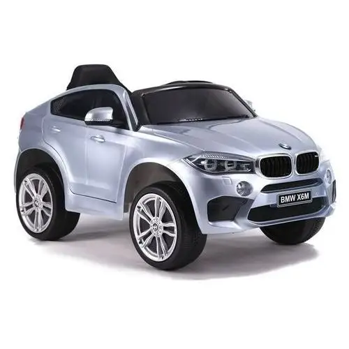 Auto na akumulator bmw x6 srebrny lakierowany Lean cars 5