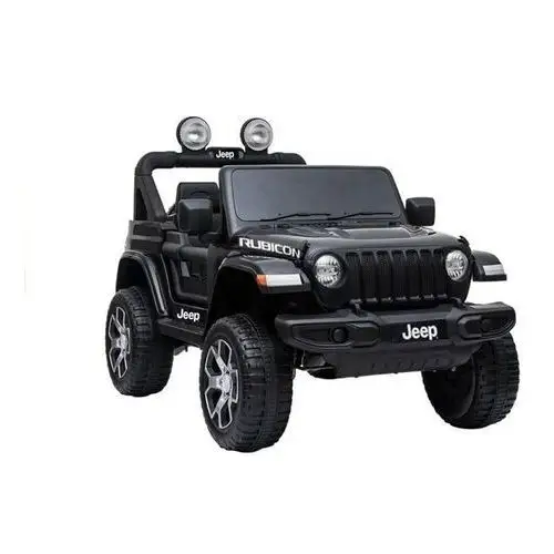 Auto na Akumulator Jeep Rubicon 4x4 Czarny LEAN CARS, kolor czarny