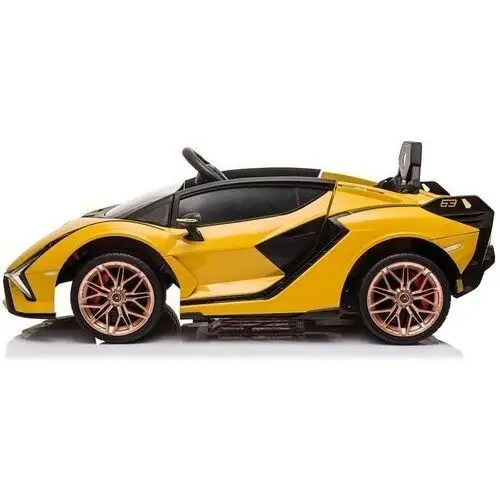 Auto na akumulator Lamborghini Sian Żółty LEAN CARS, kolor żółty 4