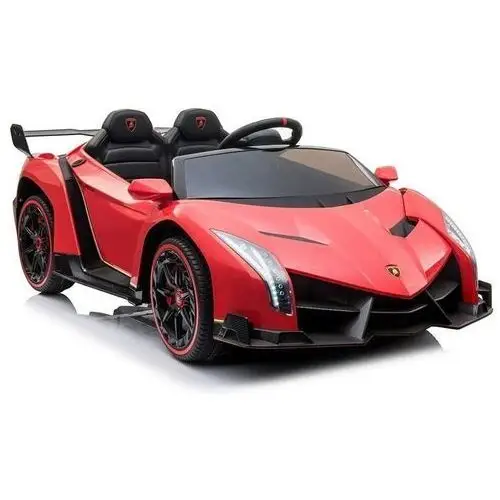 Auto na akumulator lamborghini veneno czerwony Lean cars