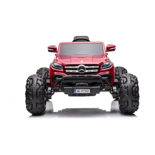 Auto Na Akumulator Mercedes DK-MT950 4x4 Czerwony Lakierowany LEAN CARS, kolor czerwony 2