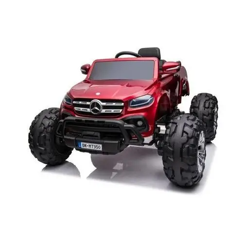 Auto Na Akumulator Mercedes DK-MT950 4x4 Czerwony Lakierowany LEAN CARS, kolor czerwony 3